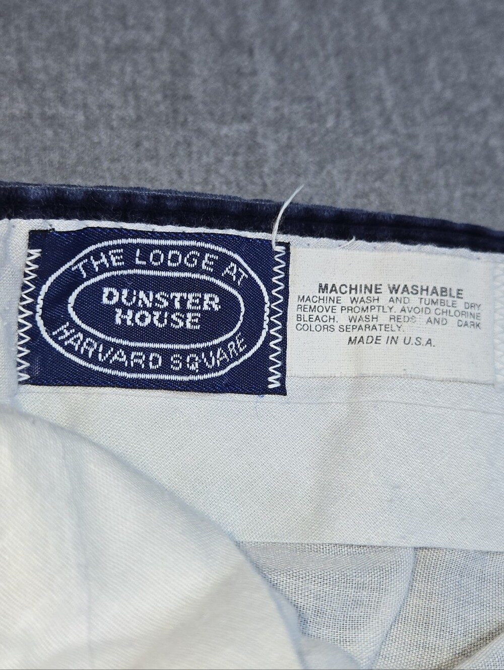 Vintage Dunster House Harvard Square Corduroy Pants Made USA 32 Ivy League Prep